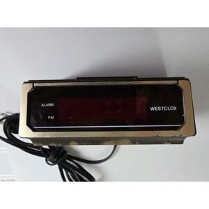 Vintage Westclox Digital Alarm Clock Model 22644 Tested‎
